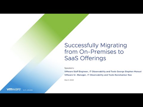 Successfully Migrating from On Premises to SaaS Offerings
