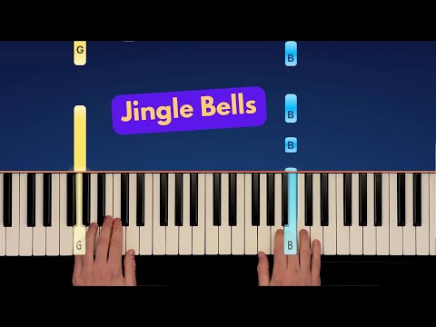 Jingle Bells - EASY Piano Tutorial