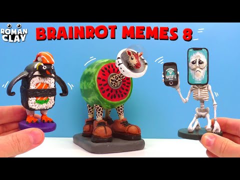 Making Girafa Celeste, Sigma Boy, Pot Hotspot 🤯 Brainrot memes with Clay