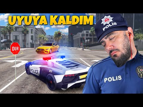 TÜRKPRO 24 SAAT ARALIKSIZ POLIS OLDU UYUYA KALDI - GTA 5 MODS