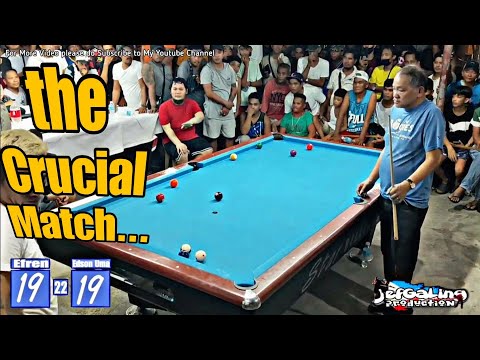 7|7 EFREN BATA REYES VS EDSON UMA TURTUGO EXHIBITION GAME RACE 22 110K @DAET CAM. NORTE