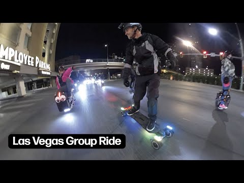 ESK8 CON 2023 Group Ride - Las Vegas Strip