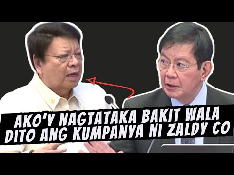 SEN MARCOLETA BINIGYAN DIIN SA SENATE HEARING KUNG BAKIT WALA ANG KUMPANYA NI ZALDY CO NA SUNWEST