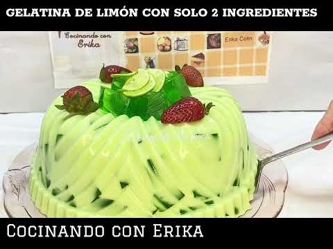 Postre de limón con solo dos ingredientes cremosa/ sobremesa fácil