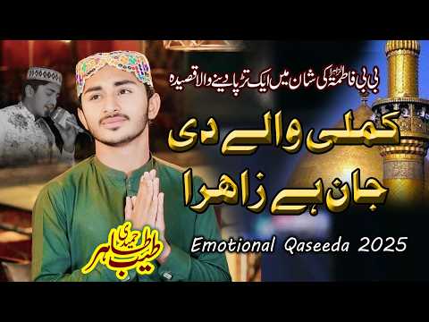 Very Heart Touching Qaseeda Kamli Walay Di Jaan Hai Zahra | New Beautiful Qaseeda BiBi Fatima 2025