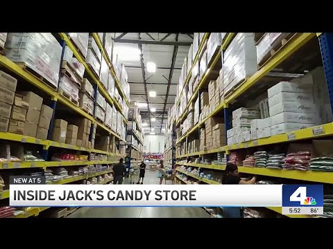 Inside Jack's Candy Store in downtown LA