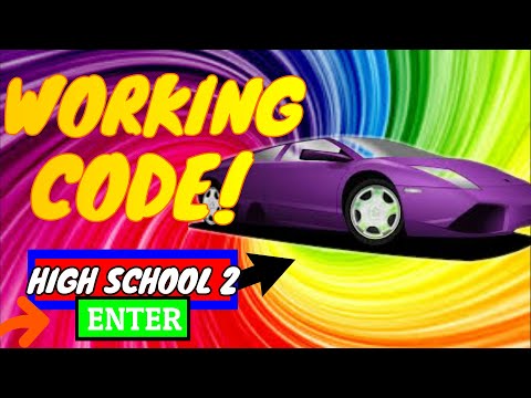 codes in roblox high school 2
