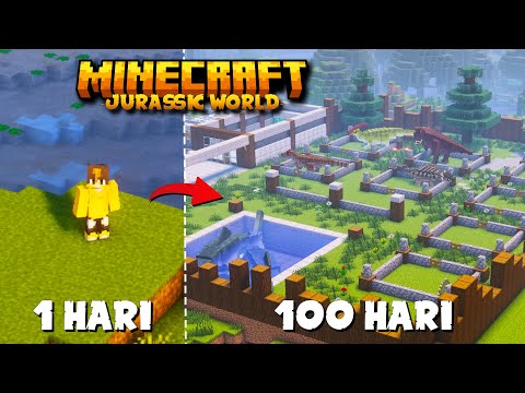 100 Hari di Minecraft Jurasssic World