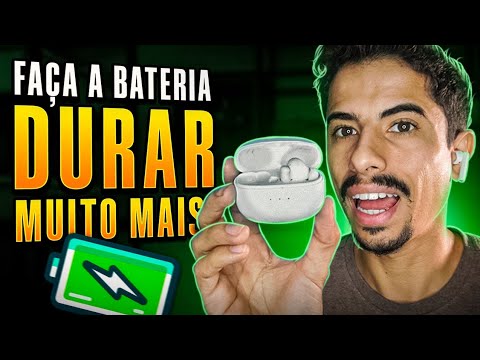 Como FAZER A BATERIA DO SEU FONE DE OUVIDO BLUETOOTH DURAR MAIS!