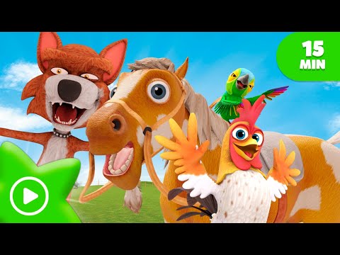 ESPECIAL🌈 MARATON GRANJA LA SERIE 👨‍🌾 ¡Ten Cuidado con El Lobo! | 15 MIN | La Granja de Zenon