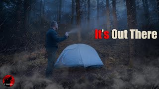 Rain Camping in the Eerie Dense Fog with a Ghost Guardian - Overnight Adventure