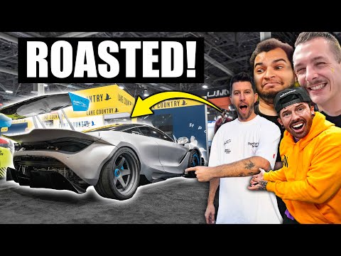 Roasting and Complimenting YouTubers' Cars at SEMA | Tj Hunt