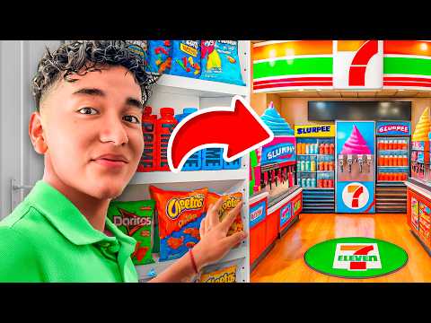 CONSTRUIMOS UN 7/11 GIGANTE EN NUESTRA CASA!! 