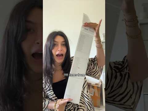 She bought 111 jewelry items!!