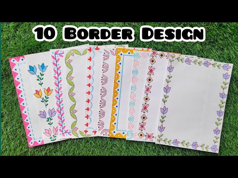 10 Border Designs/10 Border Designs for Project Files/Simple and Easy Borders for Project