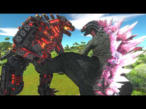 Mechagodzilla VS. Skull island! - Animal Revolt Battle Simulator