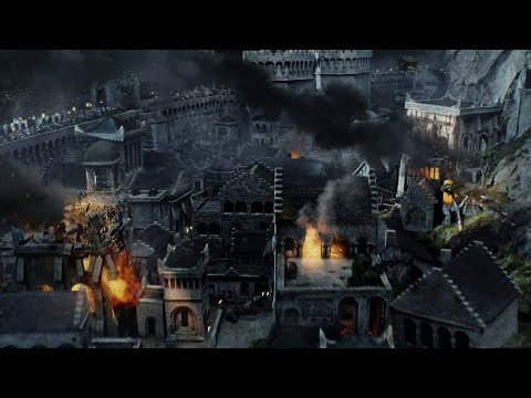 Shrek attacks Minas Tirith