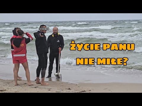 WYCHODZI PAN Z TEJ WODY! Ajajaj się porobiło. Poszukiwania obrączki w Bałtyku. Wyzwanie 120 odc.20