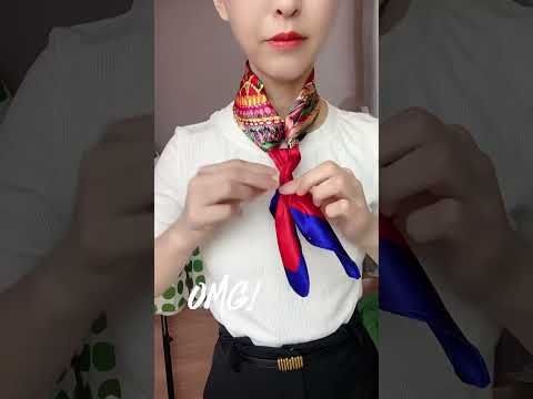 How To Tie a Headscarf | Gilrs Necktie | Tie A Shawl Scarf P#3011123 #scarftie #hijab