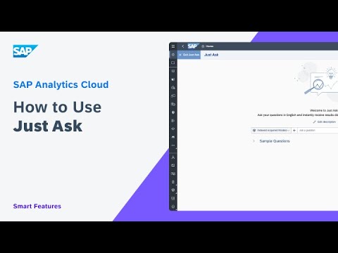 How to Use Just Ask: SAP Analytics Cloud