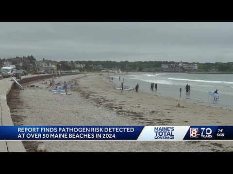 YouTube video thumbnail: Recent Study Finds 51 Maine Beaches Tested Positive for Potentially Unsafe Contamination in 2024