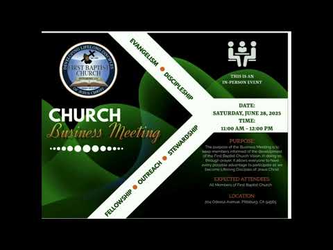 FBC Worship Service | Pastor Henry L. Perkins | 6-8-25