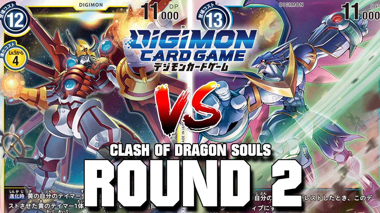 ShineGreymon VS UlforceVeedramon!! | Digimon Card Game: Clash of Dragon Souls (Round 2)