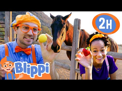 Blippi & Meekah Make Ice Cream at the Ranch! | BEST OF BLIPPI TOYS | Educational Videos for Kids