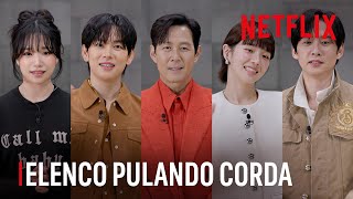 O elenco suou no jogo de pular corda! | Round 6 | Netflix Brasil