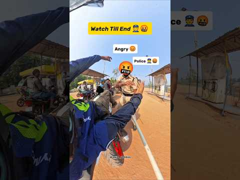 Angry Police ๐ฎ๐คฌ VS Ghost Rider ๐ปโ ๏ธ๐ #foryou #shorts #rider