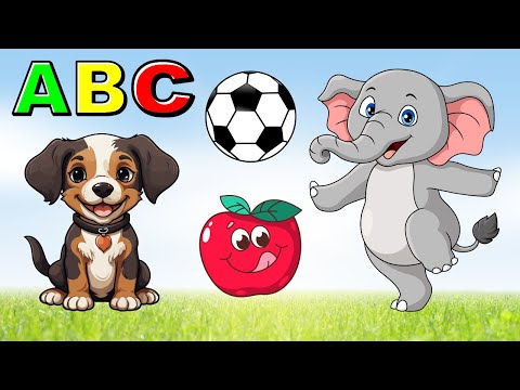 ABC Easy: Fun Words for Kids! 🍎⚽🐘🐱