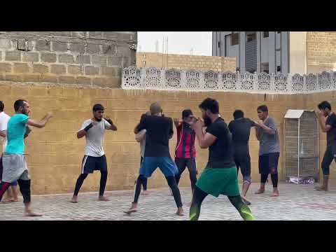 Kick boxing workout Abdul Rahman kick boxing academy