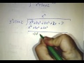 Polynomial Division and Integration Concepts