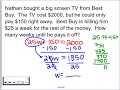 Solving Two Step Word Problems