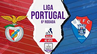 Futebol no JC: Benfica 3 x 1 Gil Vicente | Liga Portugal | 6ª Rodada | Narração AO VIVO