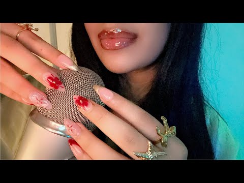 ASMR~ Brain Melting Mic Scratching & Mouth Sounds 💤✨