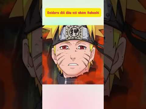 Deidara đối đầu nhóm Kakashi bất phân thắng bại#naruto #anime #shorts