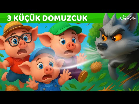 3 Küçük Domuzcuk: Büyük Kötü Kurtla Mücadele + Şarkılı Final 🐷🎵 Adisebaba Masallar