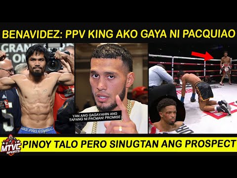 PACQUIAO Pinaka-Tapang na PPV King! Target ni Benavidez | Pinoy K.O sa Bodyshot