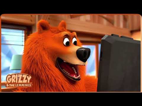 nhìn lại Augmented Bear | Grizzy & the lemmings | 25' Compilation | Cartoon for Kids