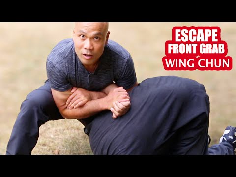 Wing Chun escape front grab attacks | self-defence