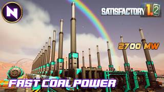 Simple, Fast COAL POWER 2700 MW in Satisfactory 1.2 | 03 | Lets Play