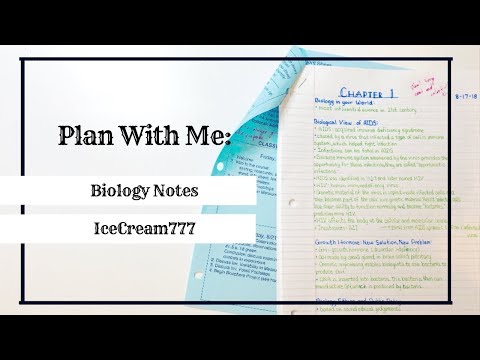 Study With Me - Biology | Study Motivation | IceCream777