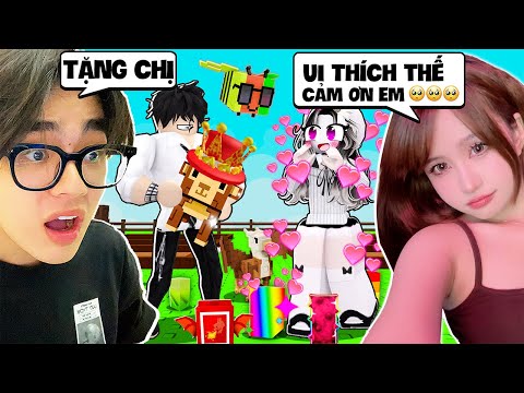 DR4GONS Thuê Phải "CHỊ GÁI" Hay Dỗi Trên PlayerDuo Chơi Grow A Garden | Roblox