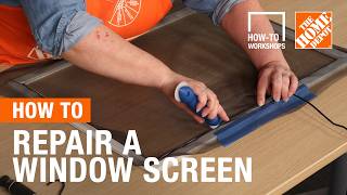 How-To Workshops - How to Repair a Window Screen | The Home Depot