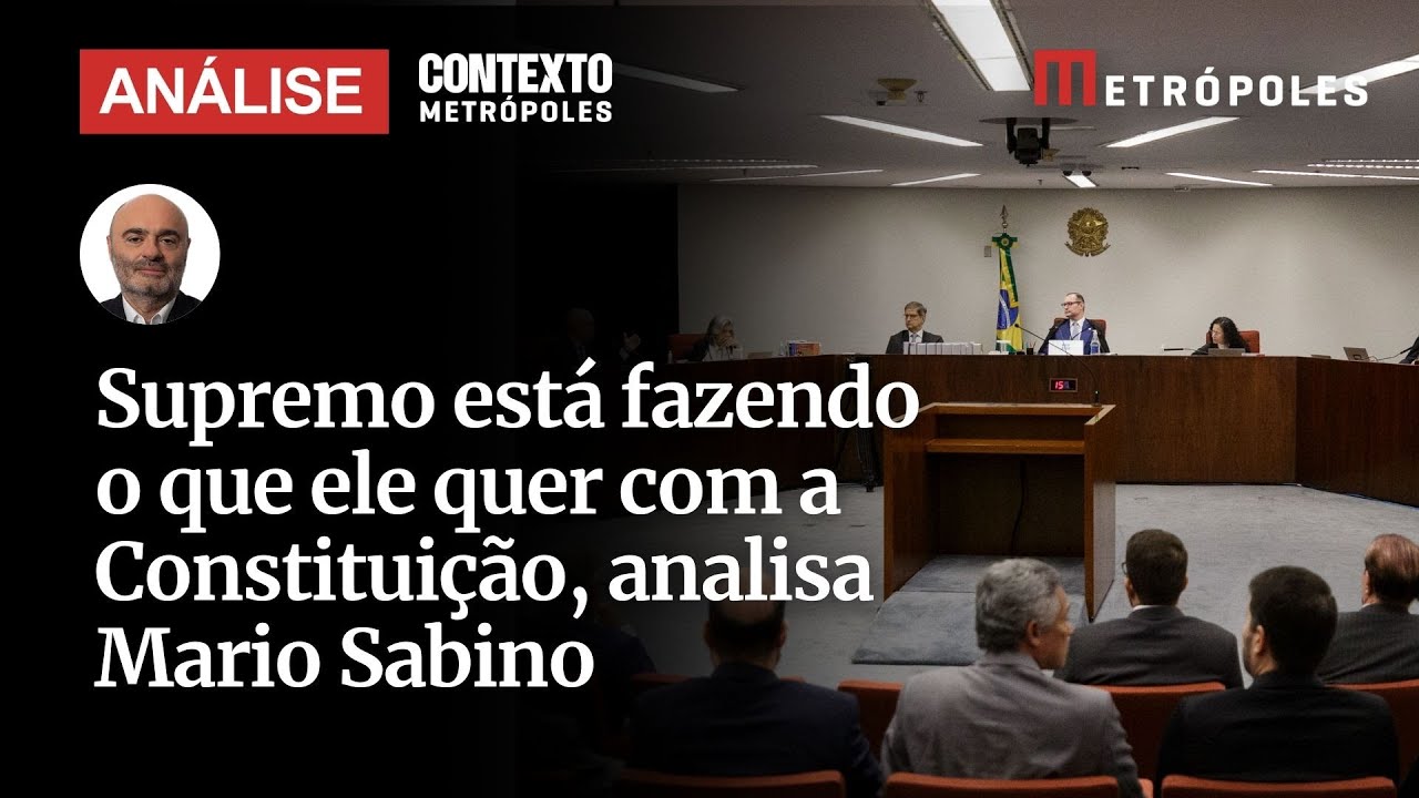 Supremo está fazendo o que ele quer com a Constituição analisa Mario Sabino
