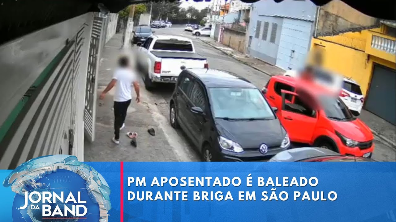 PM aposentado é baleado durante briga em São Paulo | Jornal da Band