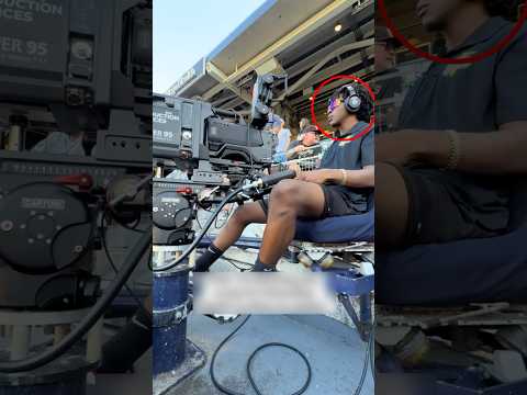 Stadium cameraman’s job is tough