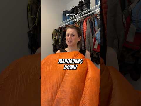 Don’t ruin your pricey down gear!