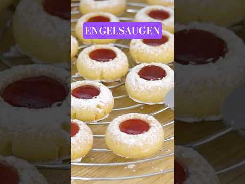 ENGELSAUGEN Plätzchen REZEPT (Kulleraugen) | Die besten Weihnachtskekse backen